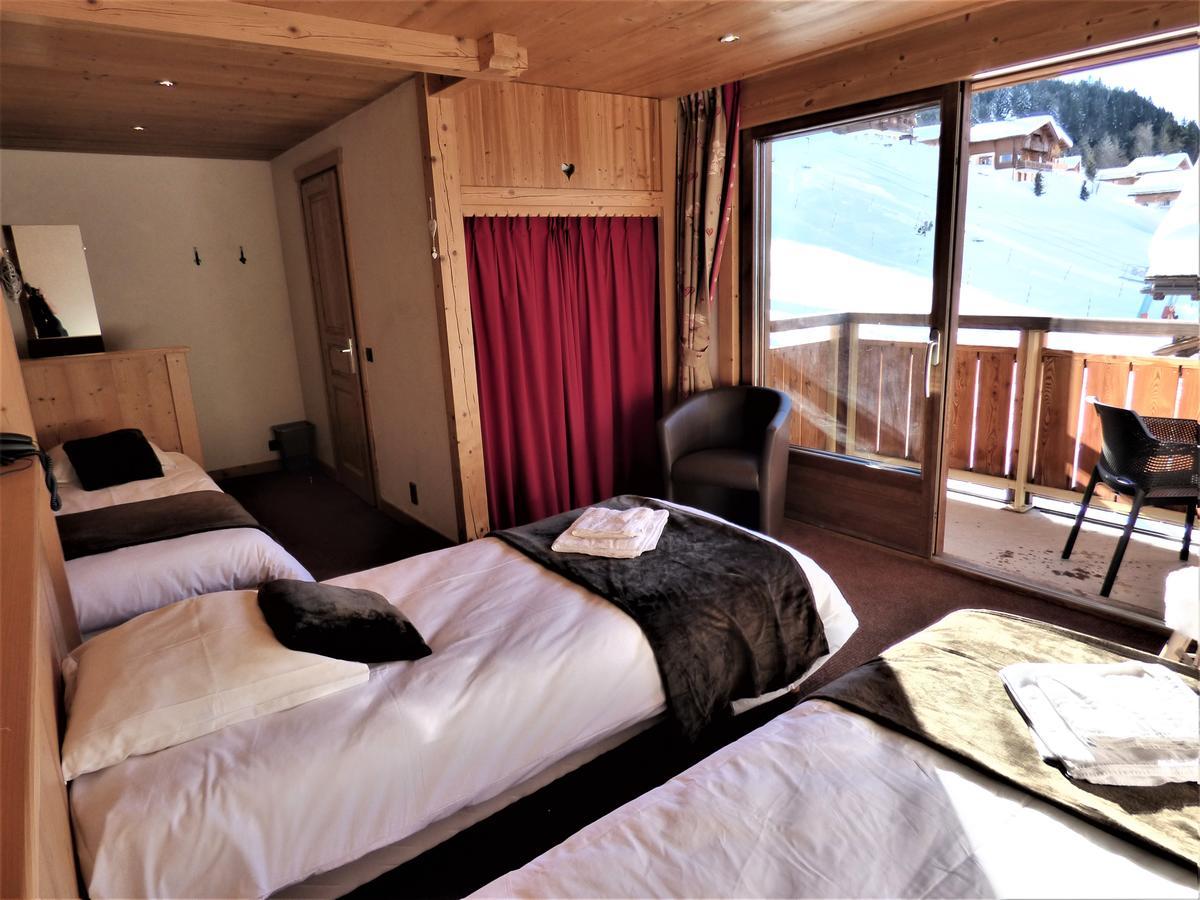 Hotel Les Flocons Le Grand-Bornand Eksteriør billede